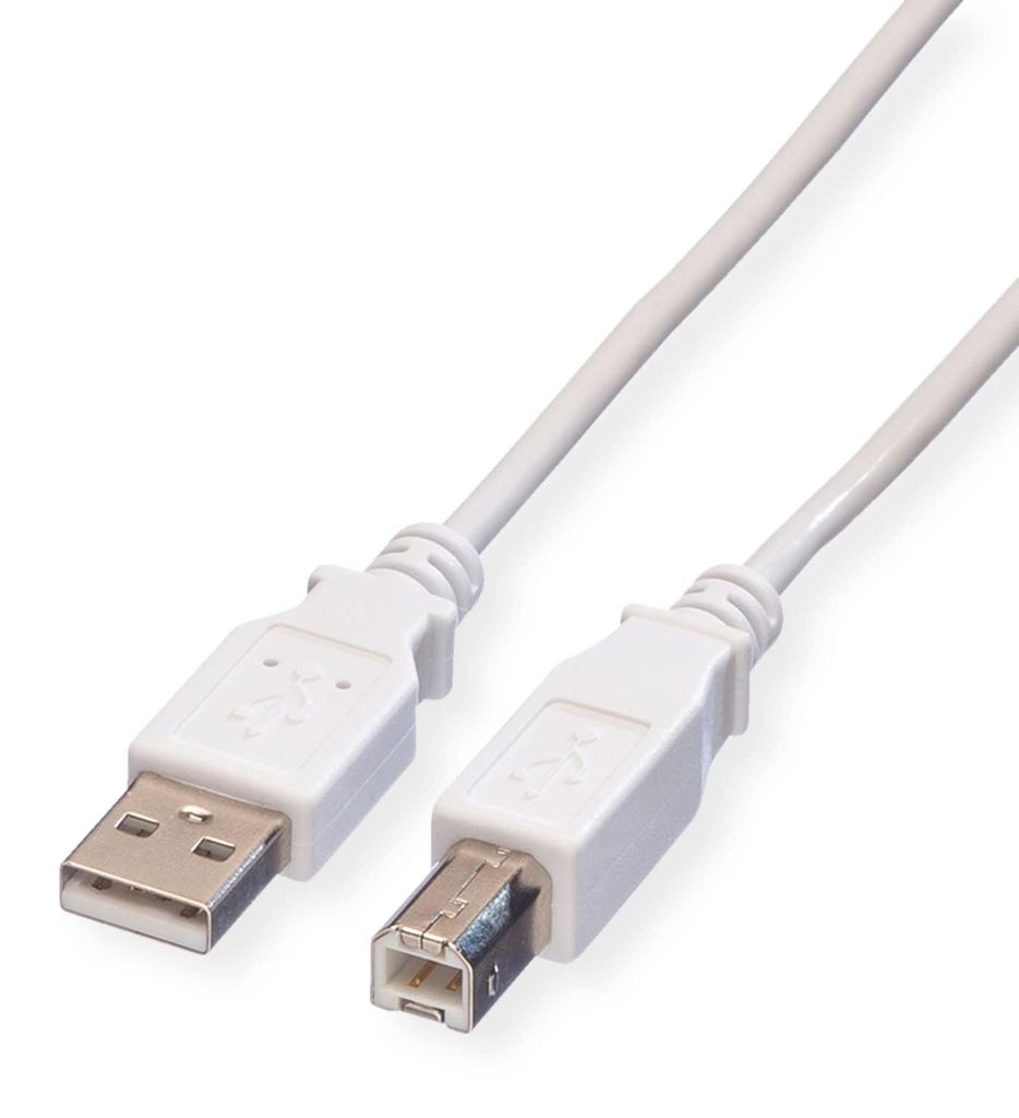 VALUE Cavo USB 2.0, tipo A-B, bianco, 3 m Immagine del prodotto 