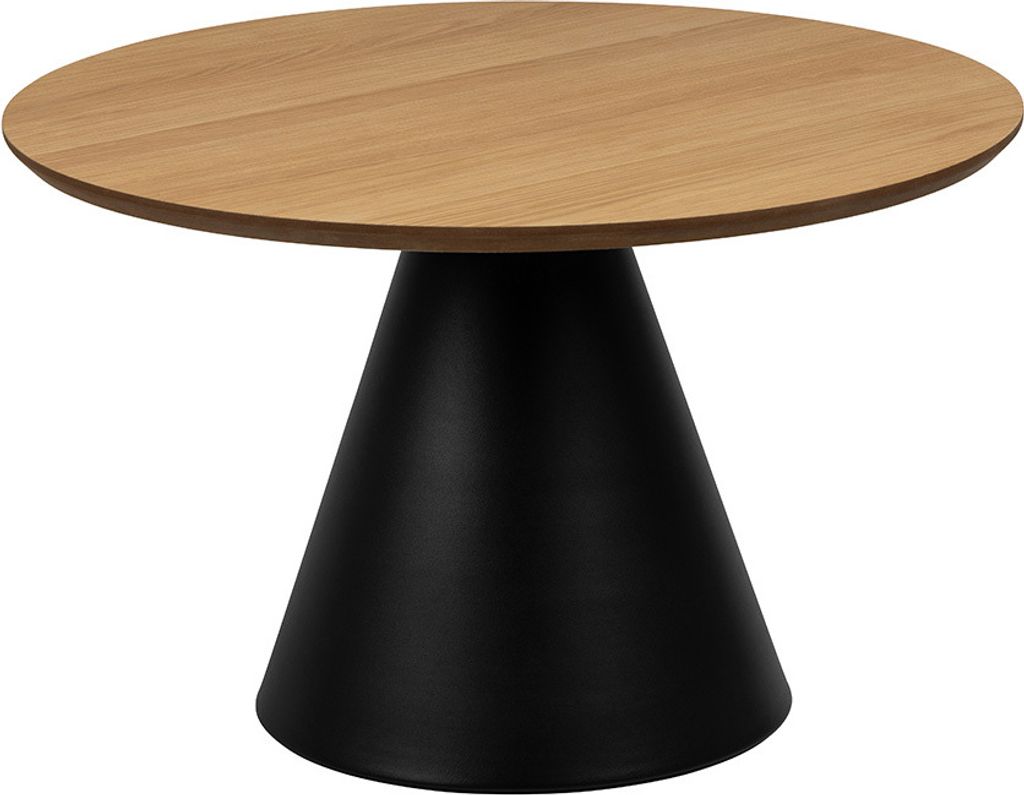 Smuk Couchtisch Ø 65 cm Daisy Schwarz - Holz