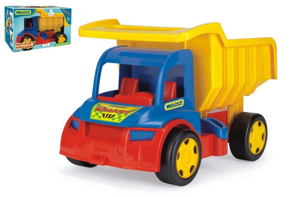 Auto Gigant Truck sklápěč  plast 55cm v krabici 12m+ Wader Immagine del prodotto 