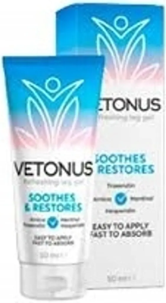Vetonus 50ml Gel pour Douleur des Jambes et Régénération de la Peau