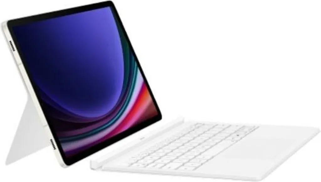Étui Clavier pour Travail Mobile - Samsung EF-DX725BWEGES Blanc Qwerty