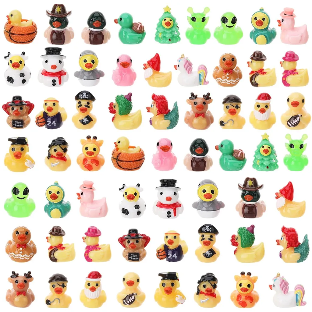 60 Figurines Animaux Miniatures en Résine pour Déco Jardin et Aquarium