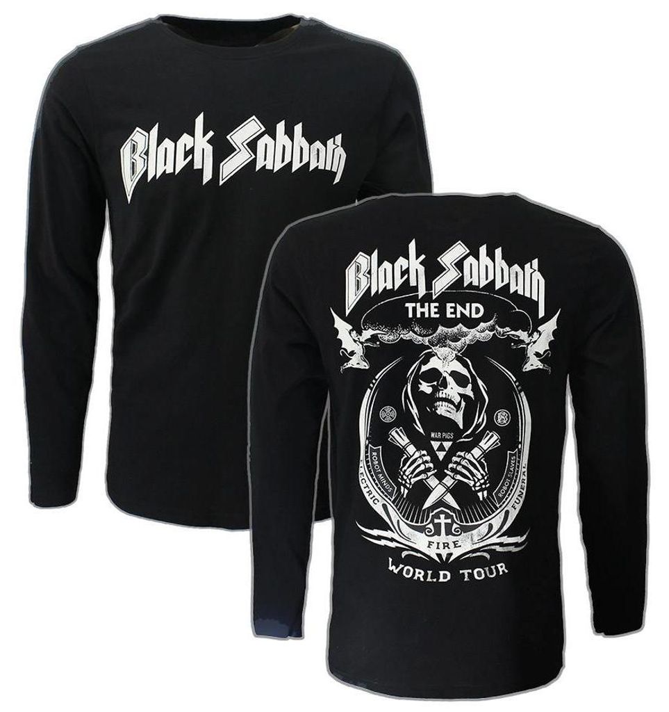 Black Sabbath The End Vintage Langarm-T-Shirt - S