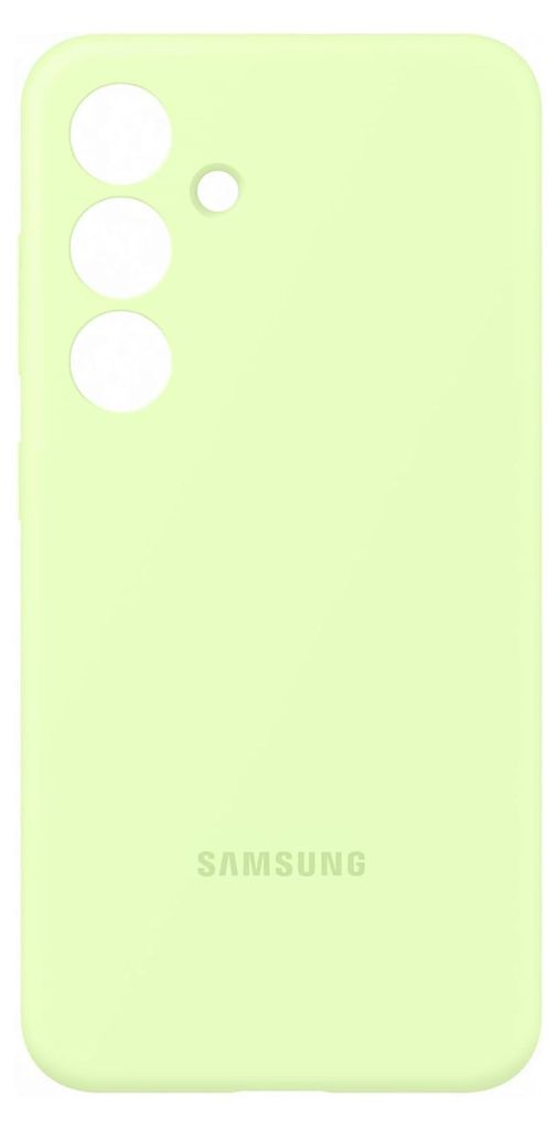 A light green phone case with cutouts for the camera.