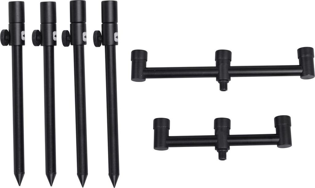 Prologic Black Fire Buzz & Sticks 3 Rods Kit- Bankstick & Buzzer Bar