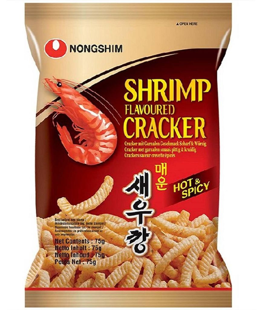 Pikante Krabbenchips 75g - Nong Shim Produktbild 