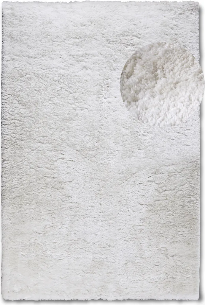 Tapis Olaf Myk Hanse Home poils longs blanc ivoire certifié OEKO-TEX