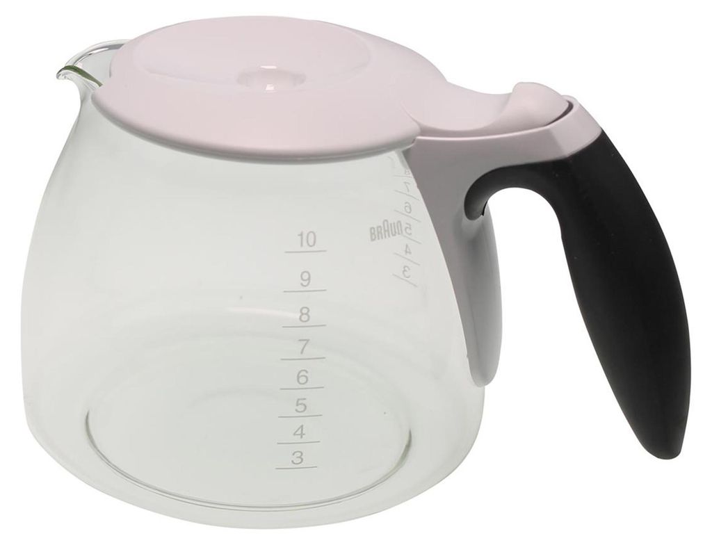 Braun KFK 500 Verseuse en verre CafeHouse blanc Image du produit 