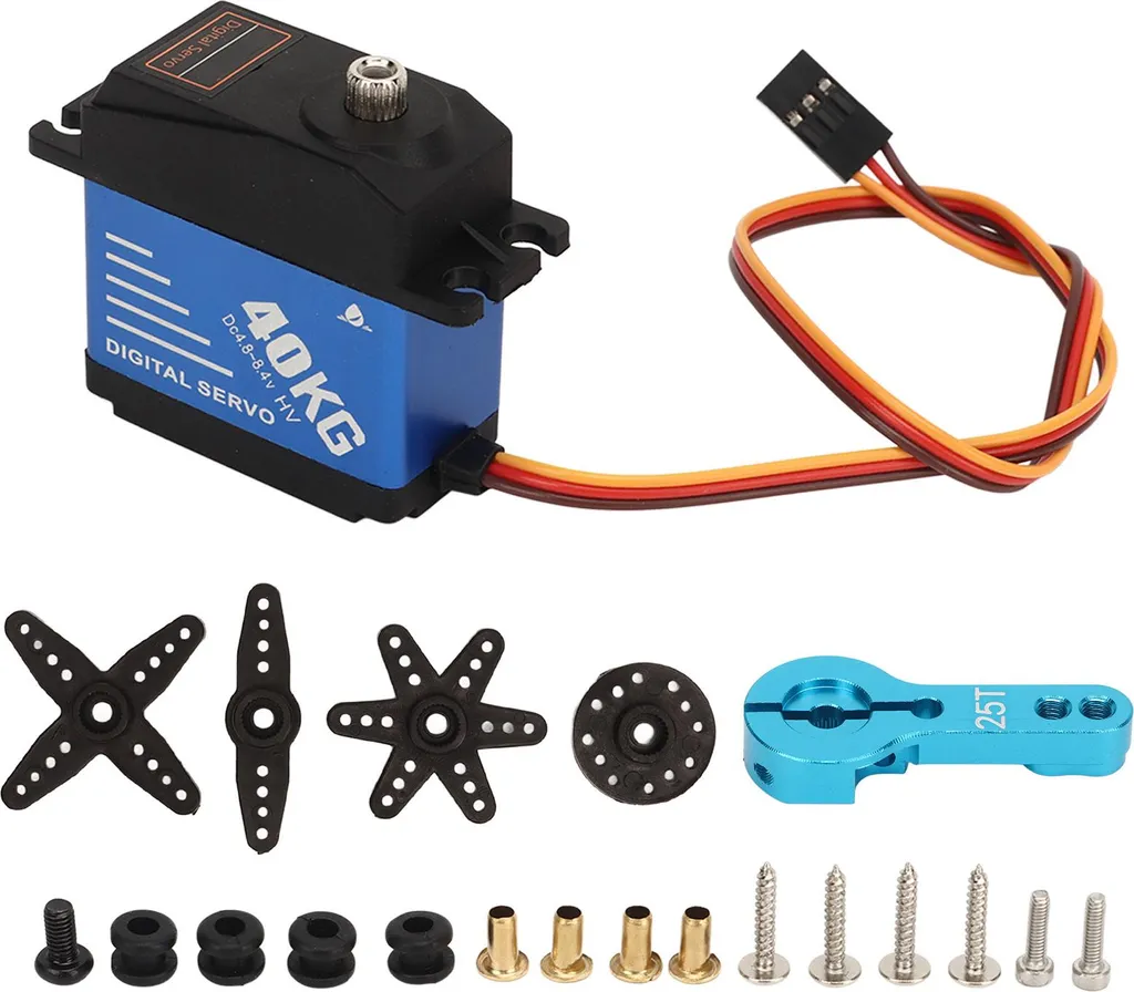 Servo RC étanche de 40 kg à fort couple avec pignons en métal 25T