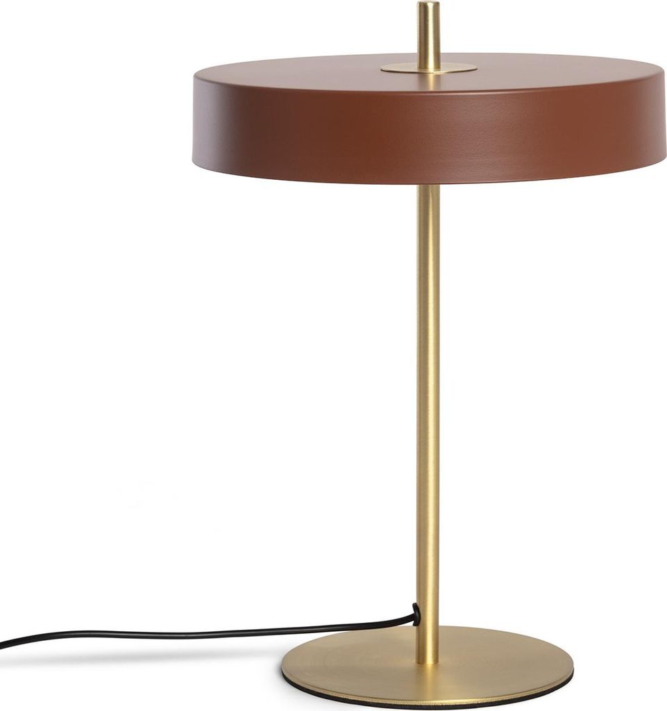 Tischlampe aus Metall Korkor Braun Produktbild 