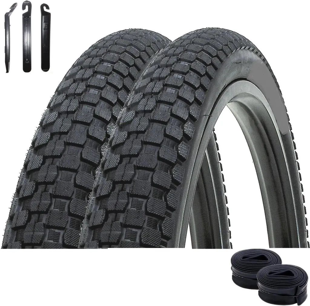 Pneus VTT 26x2.30 Kenda K-905 Robustes avec Pack de Montage et Valves DV