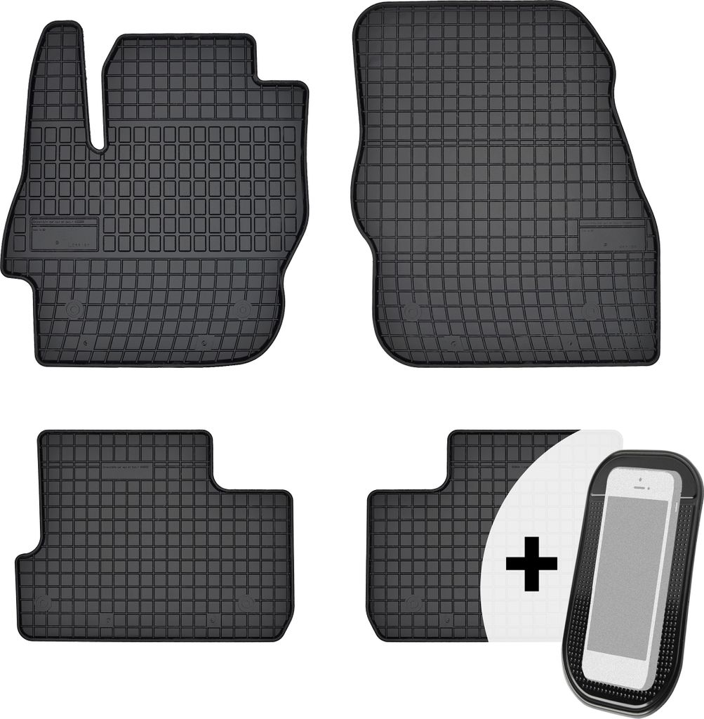 Gummimatten Auto Fußmatten Automatten Passgenau 4-teilig Set - passend für Mazda 3 II 2008-2013