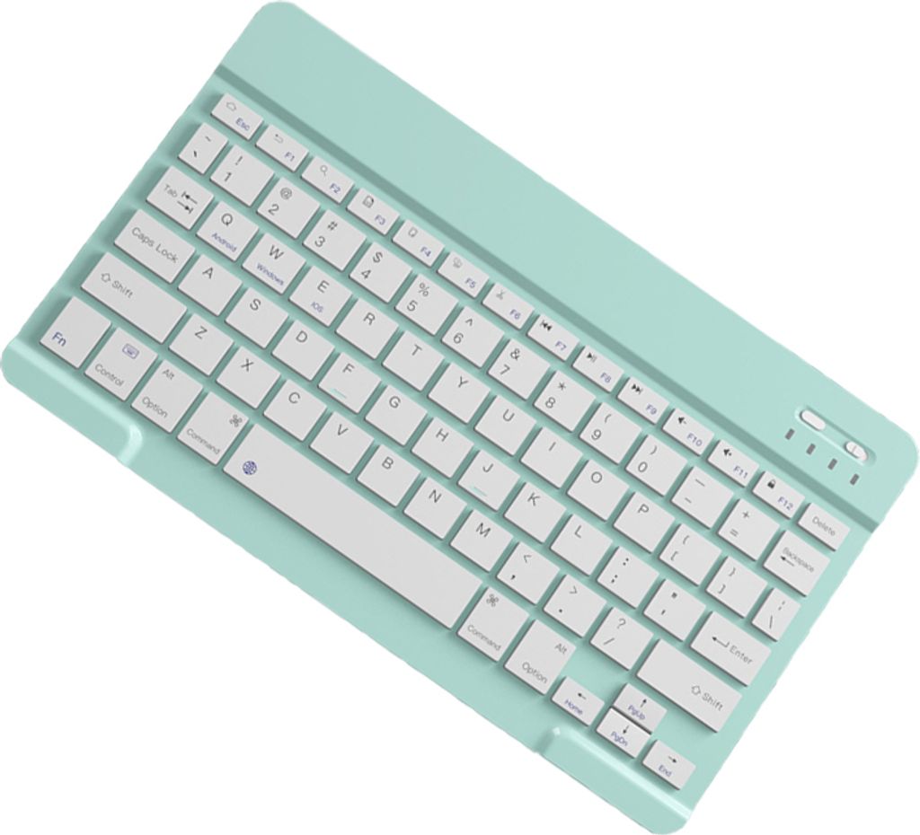 INF Drahtlose Bluetooth-Tastatur - 10-Zoll Wiederaufladbar Grün