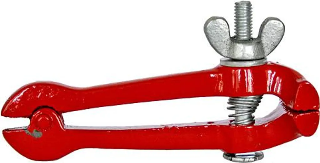 Morsetto Cork HV5312, 125 mm, da meccanico, manuale, con dado a farfalla