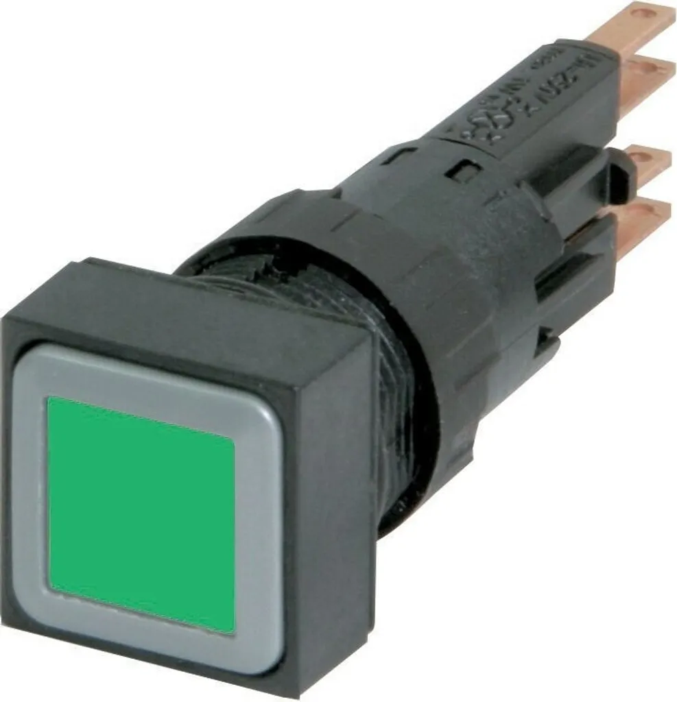 Bouton-poussoir Lumineux Vert Eaton Q18LTR-GN/WB pour Panneau 16mm