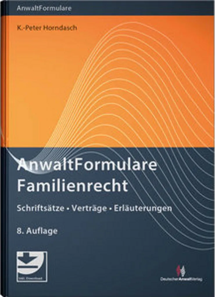 Optimisez vos actes avec AnwaltFormulare Familienrecht pour droit famille