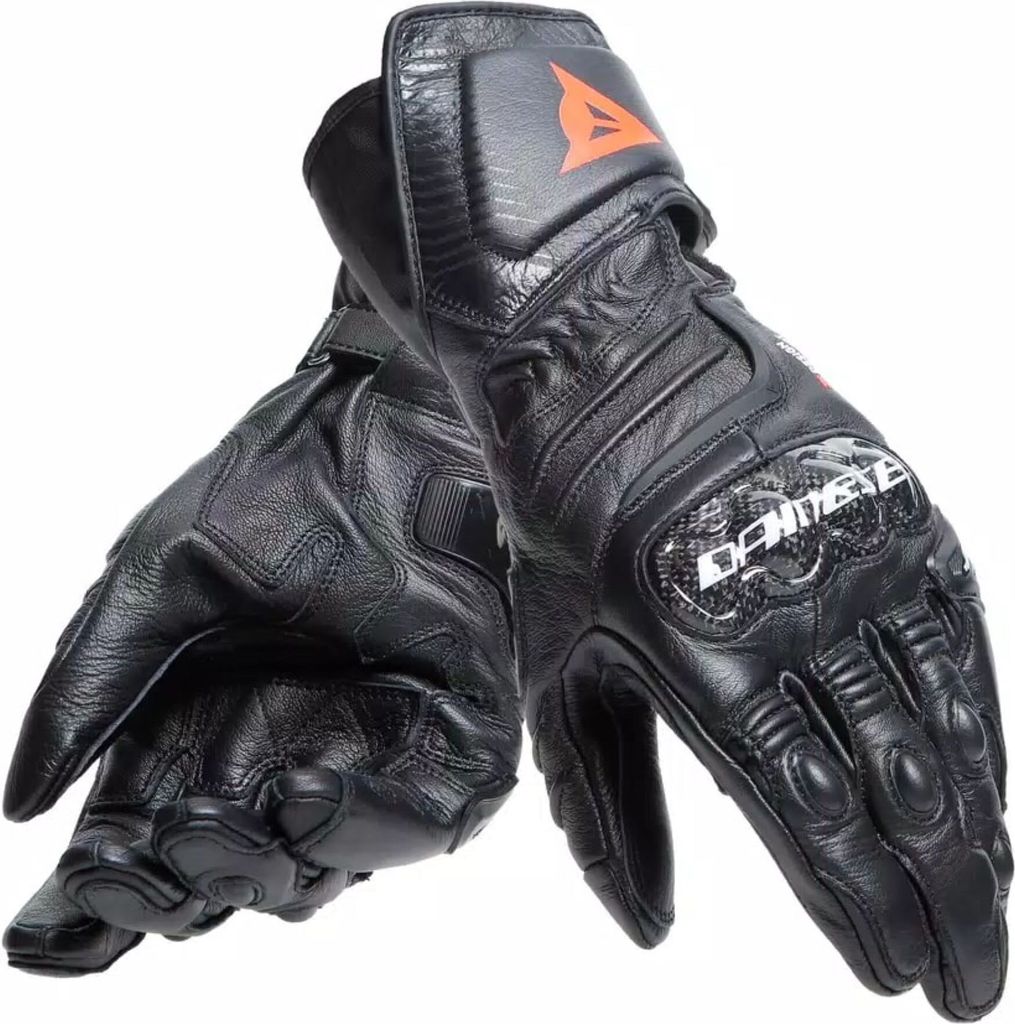 Dainese Handschuhe lang Carbon 4 Long Lady schwarz/schwarz/weiß XL