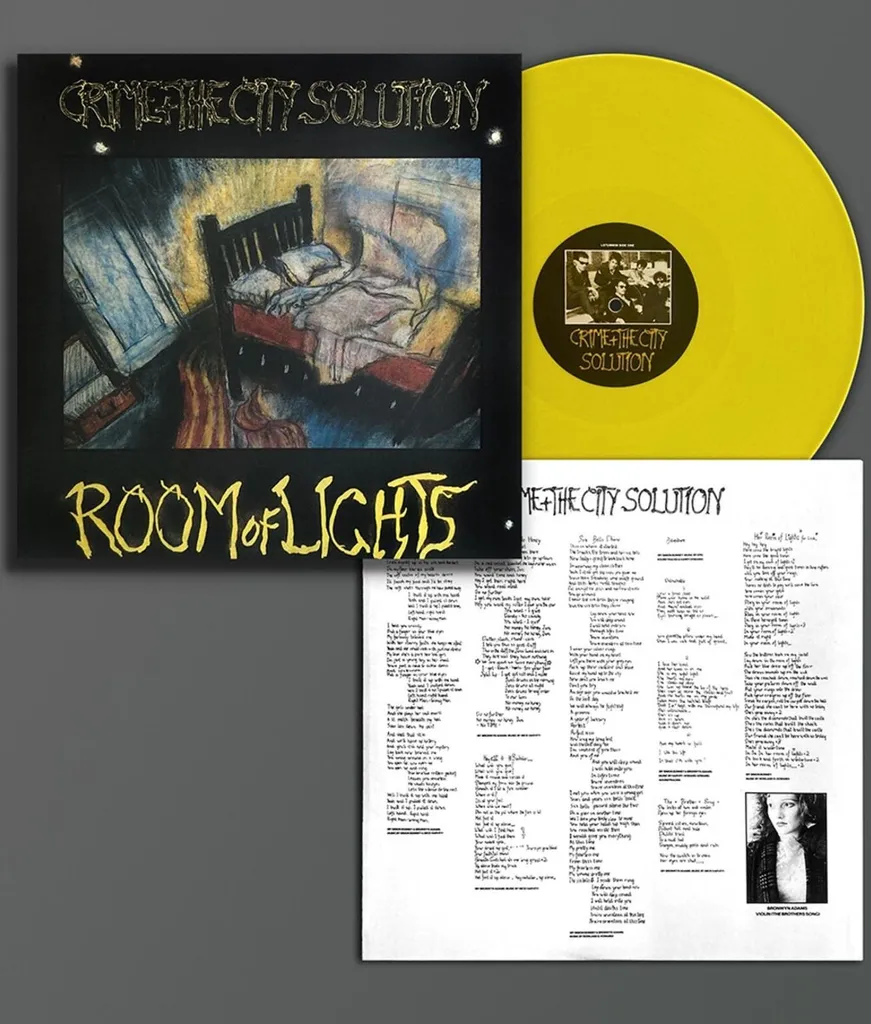 Crime & The City Solution Room Of Lights Vinyle Jaune pour Platine Hi-Fi