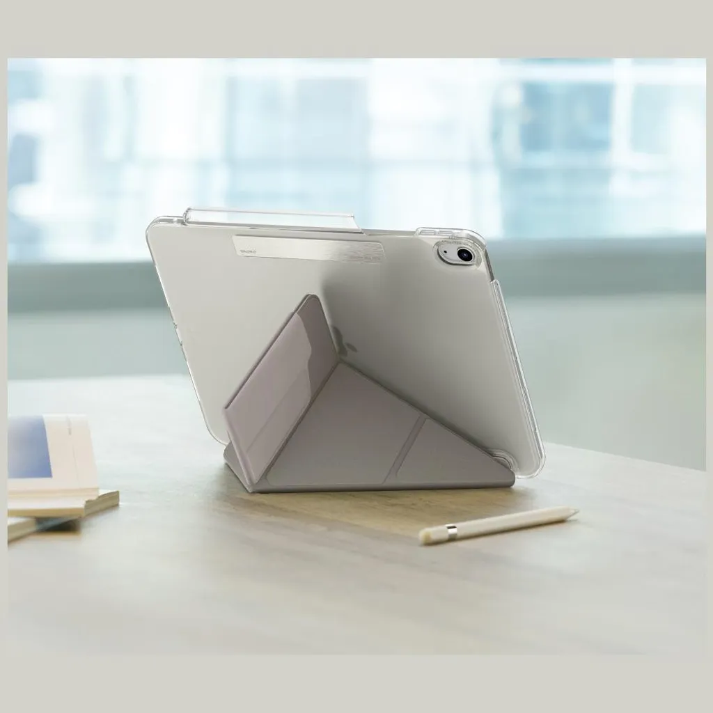 Smart case iPad 10.9 protection écran UNIQ Camden Click grise