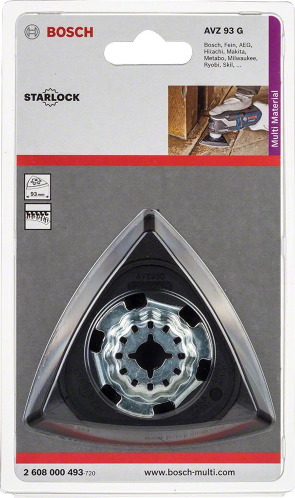 Bosch 2608000493 Bosch Schleifplatte Mikrokletthaft. AVZ 93 Imagen del producto 