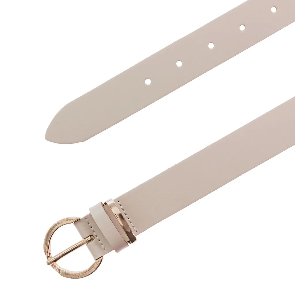 Cintura Vanzetti 30mm Pelle Avorio W80 - Accessorio Donna Elegante - 4