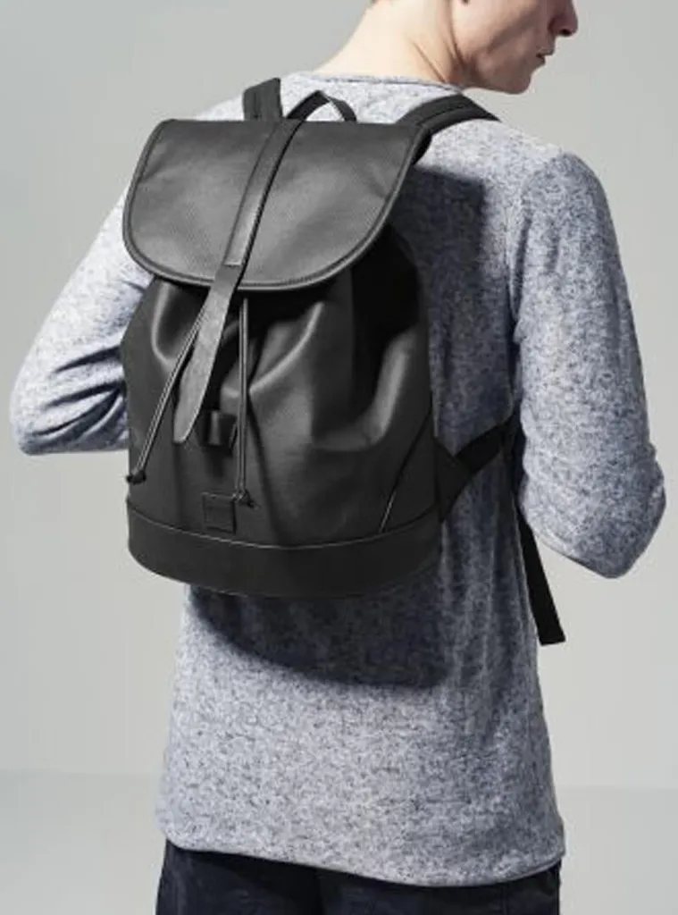 Backpack Urban Classics Topcover noir UNI - Sac résistant grand format - 5