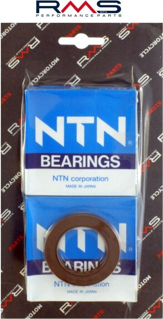 Kurbelwellenlager NTN inkl. Wellendichtringe für Honda @-Nes, Dylan, Pantheon, SH, S-Wing, Keeway Outlook 125 4-Takt RMS
