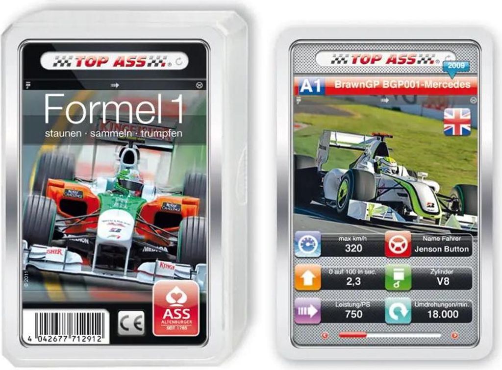 Quartett Formel 1, 1Quartett Produktbild 