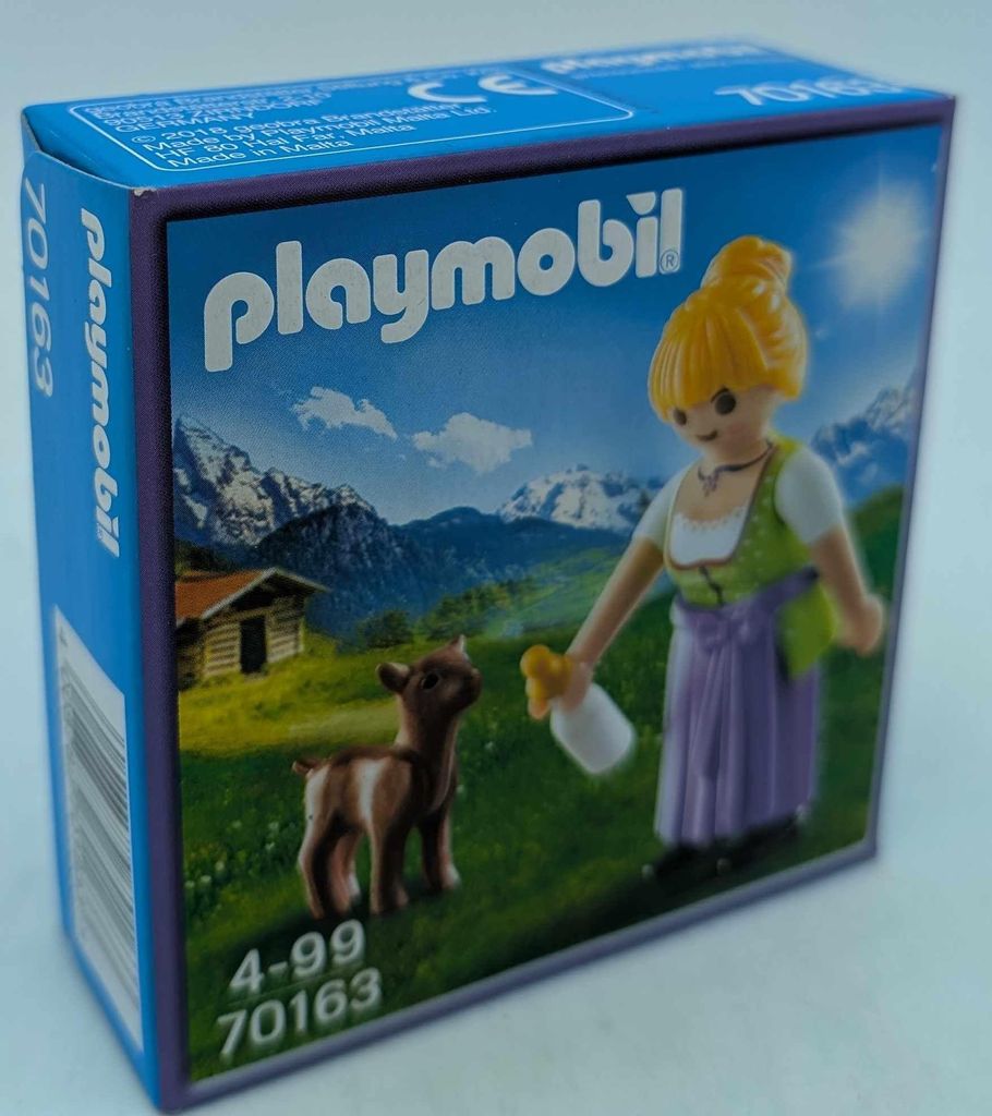 PLAYMOBIL 70163 Bäuerin mit Zieglein Sonderfigur Milka Produktbild 