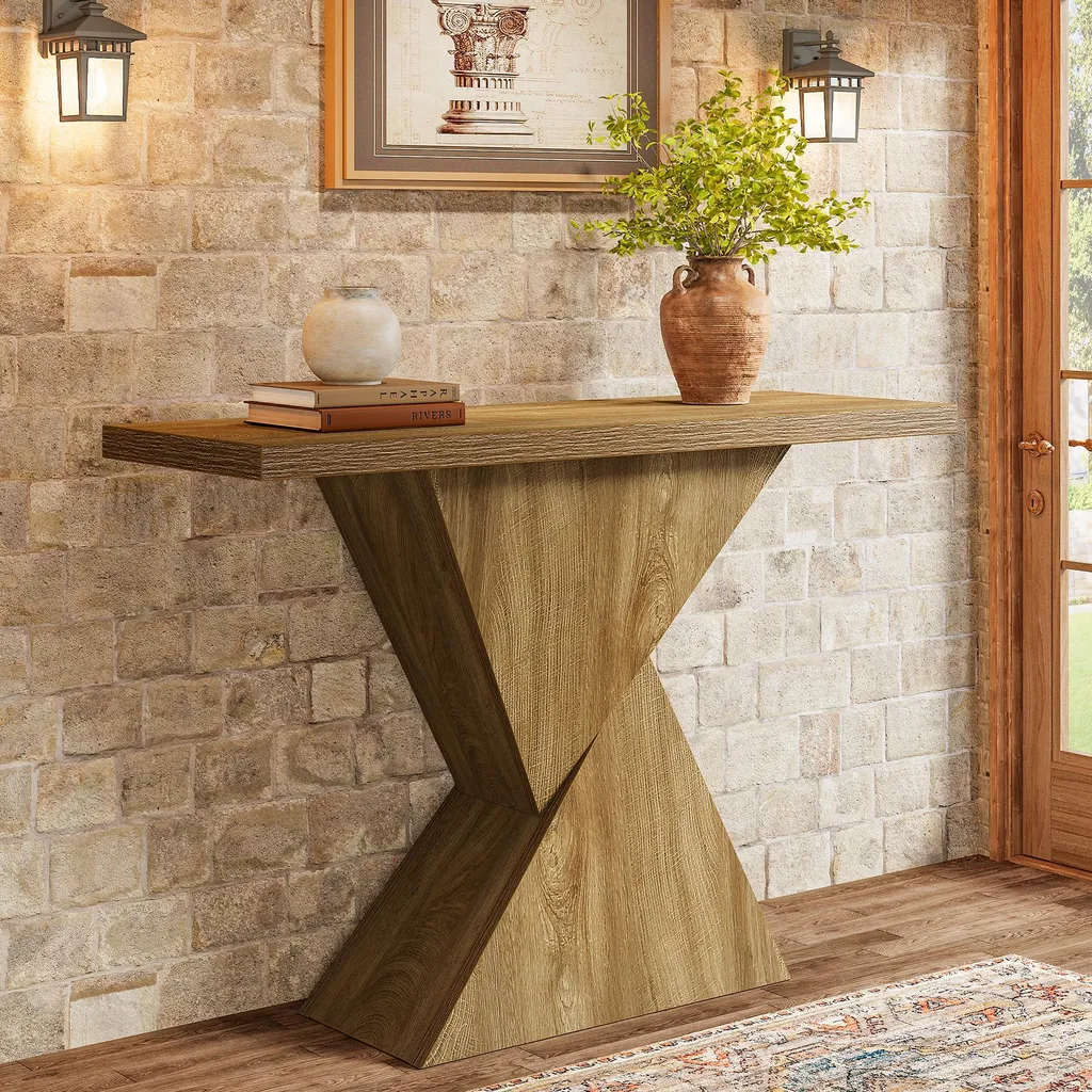 Table console étroite 105 cm Tribesigns - Solution entrée encombrée