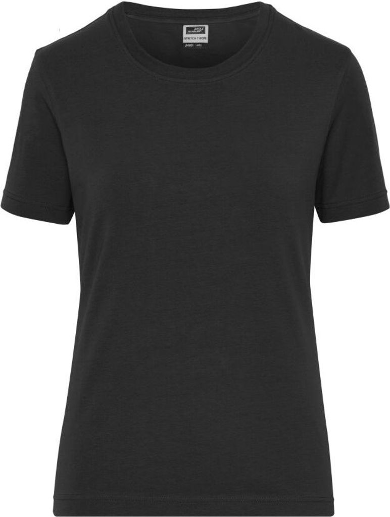 T-Shirt aus weichem Elastic-Single-Jersey black, Gr. XXL Produktbild 