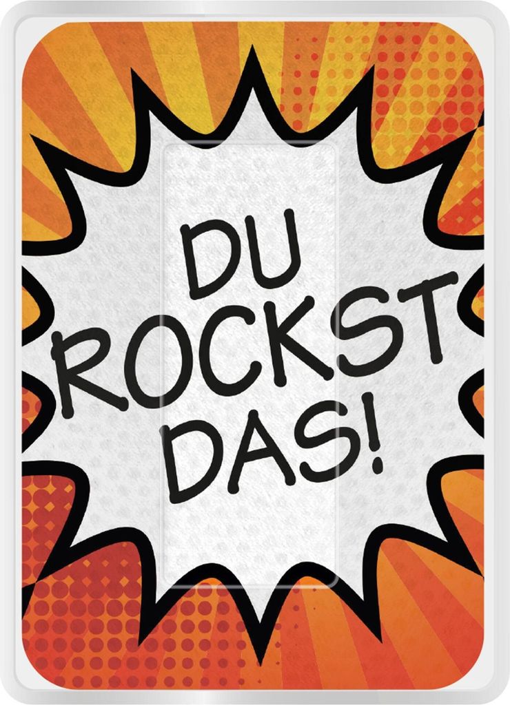 Pocket Cleaner Rot "Du rockst das" Produktbild 6