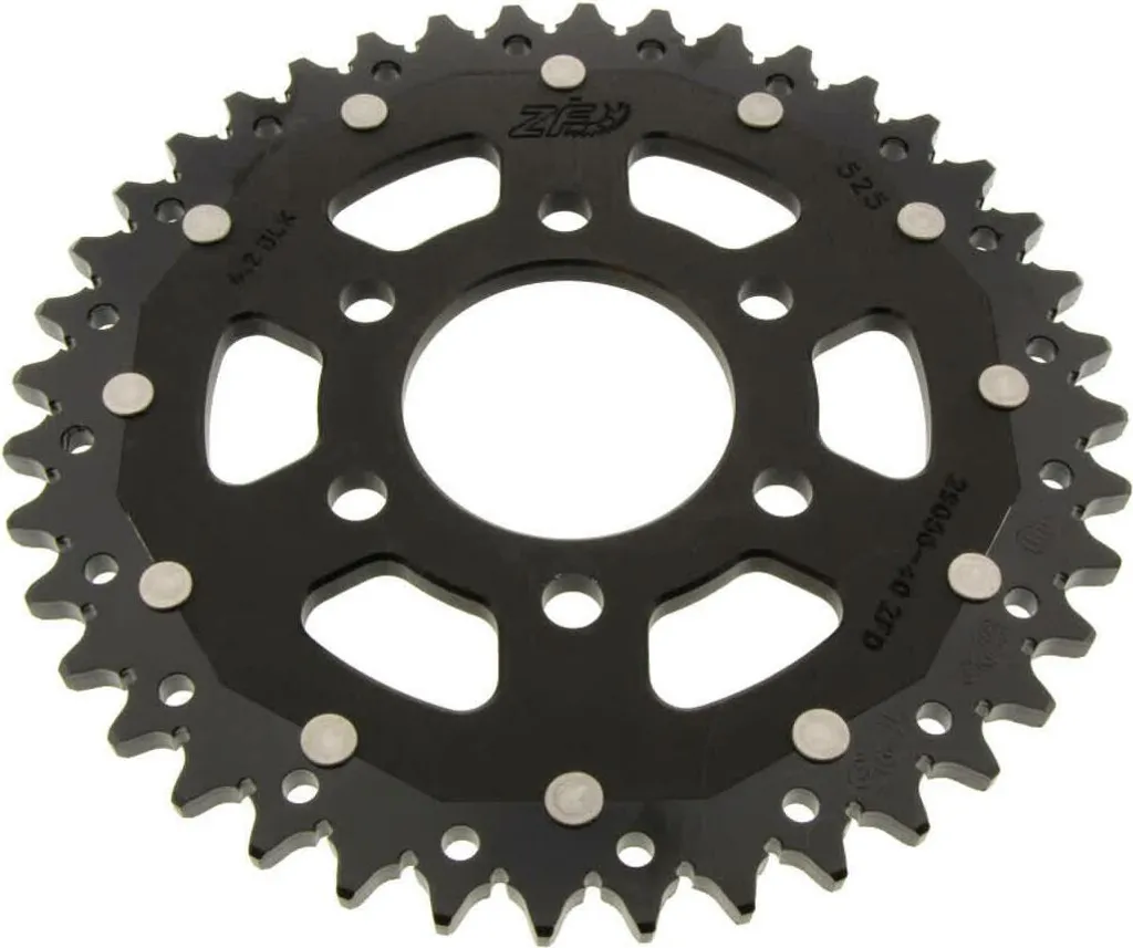 Couronne de transmission pas 525 noir 40 dents Royal Enfield 411