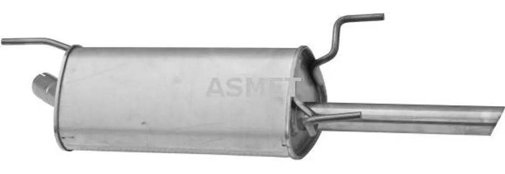 Pot arrière ASMET 5107 anti-corrosion pour Vectra compatible 5852015