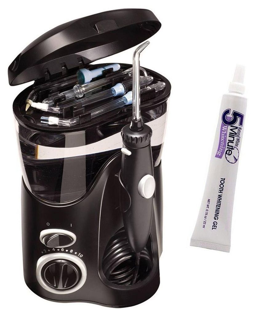 Waterpik WP-112EU, 0,384 l, Schwarz, 1400 Impuls/min, AC, Produktbild 