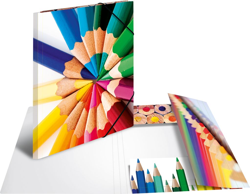 HERMA Sammelmappe 19231 A3 Karton Stifte 3 St./Pack.