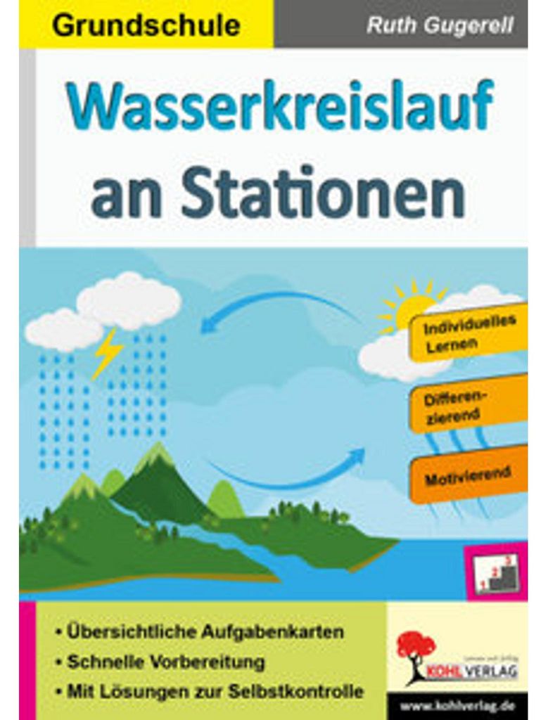Wasserkreislauf an Stationen / Grundschule