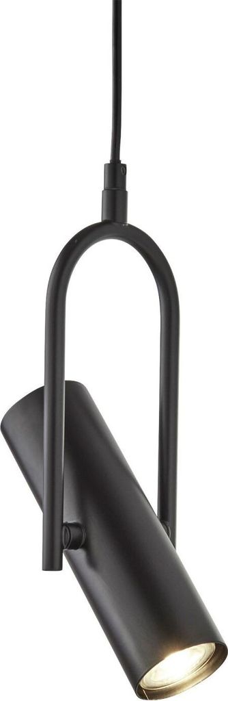 Hängeleuchte Metall GU10 11 cm breit H: max. 120 cm Schwarz Modern Hängelampe