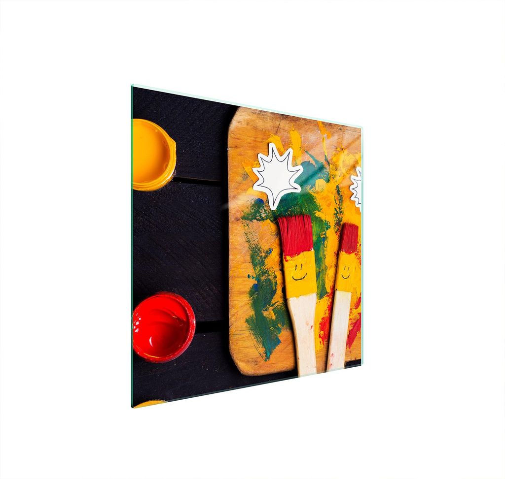 Glasschutzplatte Für Herd 50X52 Smile