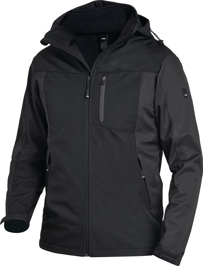 Softshelljacke JANNIK Gr.XL anthrazit/schwarz Produktbild 