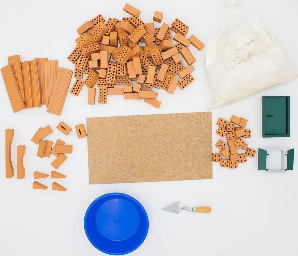 Teifoc I Coffret de construction en pierre réelle avec mortier soluble - 6