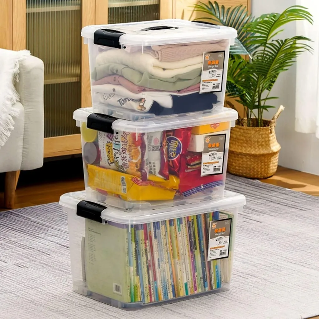 Greentainer Set de 8 Boîtes de Rangement Empilables avec Couvercles - 7