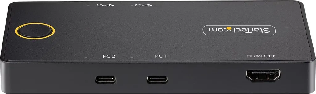 Switch KVM USB-C pour double moniteur HDMI et recharge PC 100W