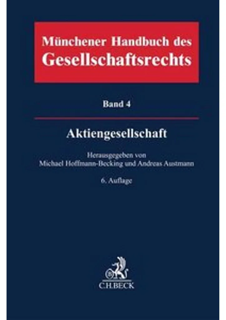 Guide des risques juridiques de l'Aktiengesellschaft Bd 4
