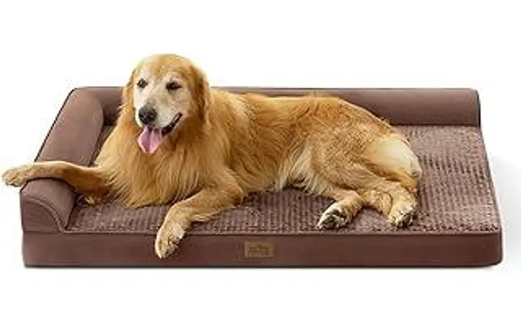 Divano Ortopedico XXL Cane Extra Large Schiuma Memory Marrone