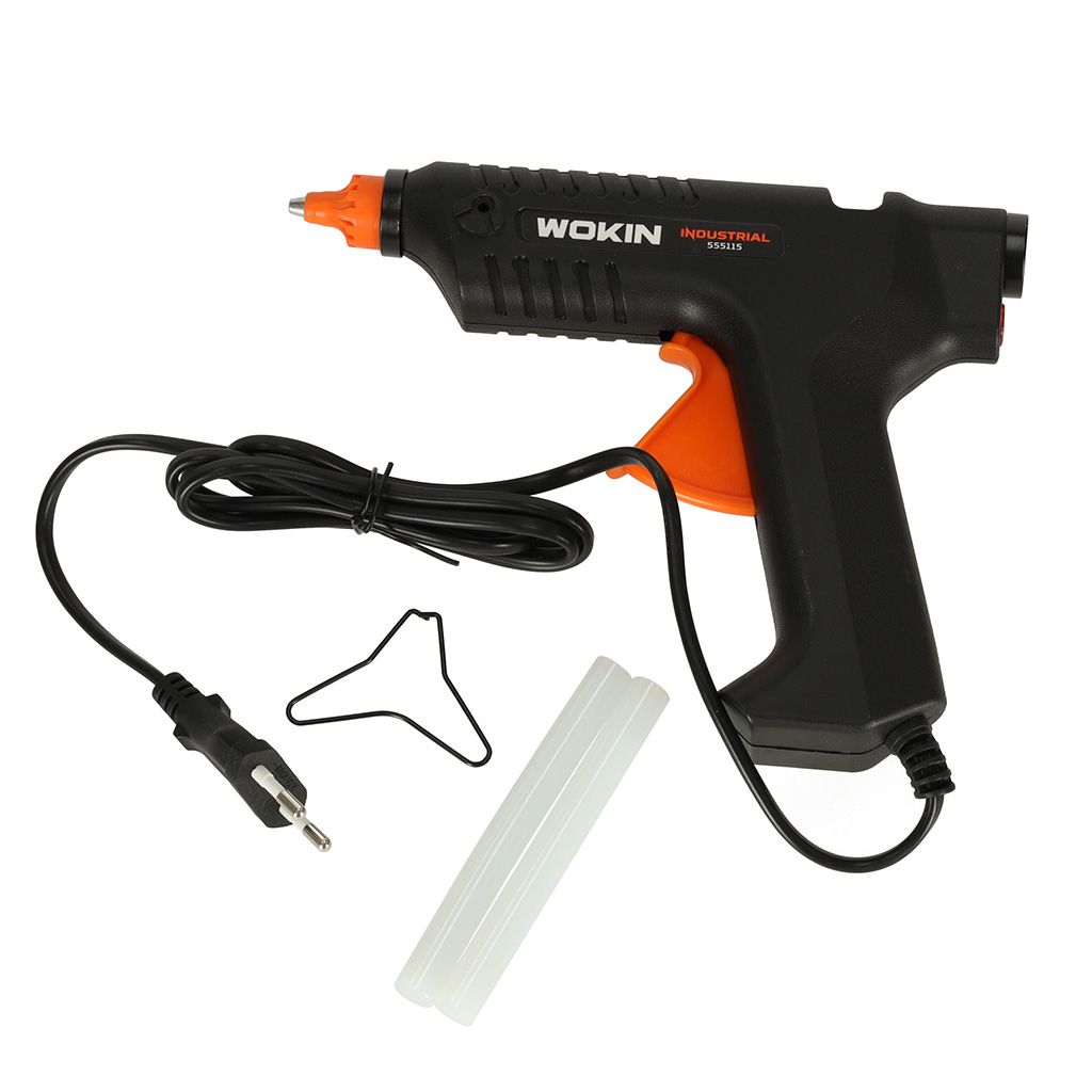 Wokin Heißklebepistole 15 W + 2 Klebesticks