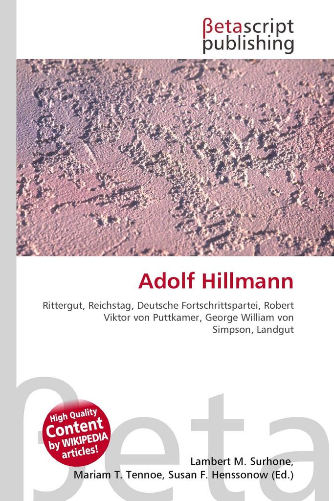 Adolf Hillmann