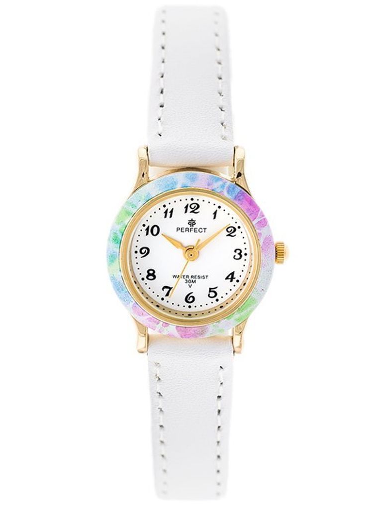 Kinderuhr Perfekte LP195-05 - Kommunion - Weiß (ZP812B)