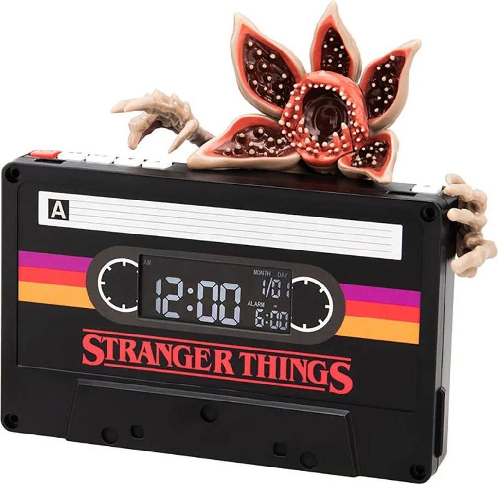 Paladone Stranger Things 5 Demogorgon Kassett Wecker 15 Cm Produktbild 