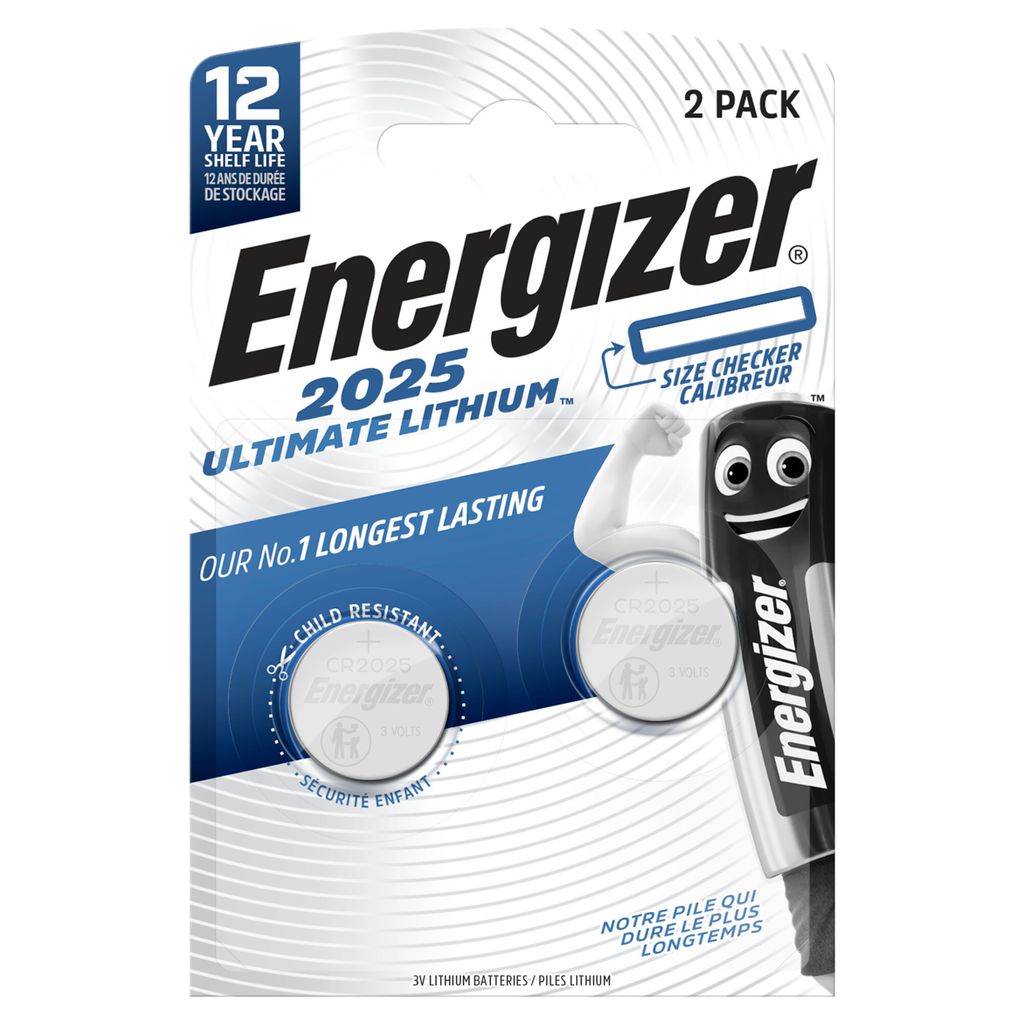 Energizer Ultimate Lithium 2025 Batteria monouso CR2025 Immagine del prodotto 